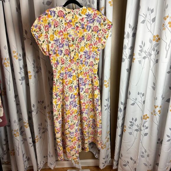 VINTAGE Sunshine Starshine floral dress women’s sz 8 - Picture 3 of 5